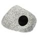 VOCOSTE Aquarium Decorations Hideaway Rock Cave Ceramic Fish Tank Decoration Stone for Aquatic Pets to Breed Play Rest Gray 5.28x3.94x3.07 Inches