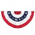 American Fan Bunting 1.3x3 FT Outdoor US Flag Decor Bunting American Flag Flag Bunting Porch Bunting Porch Bunting Decks And Home Bunting Decor