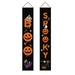 OAVQHLG3B Halloween Decor Porch Sign Halloween Decorations Outdoor Trick or Treat Halloween Hanging Banner Signs for Front Door Indoor Home Decor Halloween Welcome Signs