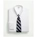 Brooks Brothers Men's Stretch Supima Cotton Non-Iron Pinpoint Oxford Button-Down Collar Dress Shirt | White | Size 14½ 33