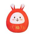 LIWEN 6/18/28cm Rabbit Plush Doll Chinese Style Lucky Red Lovely Animal Doll Plushies Backpack Pendant Activity Gifts 2023 Year Mascot Doll Stuffed Animal Toy Girls Toy Gifts