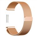 Milanese Band Replacement Quick Release Stainless Steel Magnetic Clasp Wrist Bracelet Watch Band Strap For Men s Women s Watch (20mm-Rose Gold)