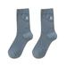 Mishuowoti sock socks for men and women compression socks Women s Letter Embroidery Socks Cute Printing Short Socks Ankle Socks For Comfortable Gifts For Women F One Size