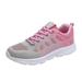 gvdentm Womens Dress Shoes Walking Shoes Women Lightweight Breathable Sneakers for Women Fashion Casual Tennis Shoe Pink 9