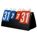 6-Digit Table Top Scoreboard Score Keeper Flipper Scoreboard for Tennis Sports