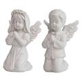 Angel Statue Figurine Resin Cherub Figurines Praying Guardian Garden Sculpture Little Statues Wedding Outdoor Wing
