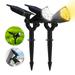 Solar Spotlights Landscape Lights Low Voltage Outdoor Solar Landscape Lighting IP65 Waterproof Auto On/Off with 4 Lighting Modes for Outdoor Garden Yard Landscape Downlight