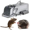 mini powerful snap trap - reusable mouse trap - mouse snap - no touch humane - rat - mole - mice trap