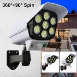 1 pc Solar Power Fake Home CCTV Dome Camera Security System Simulated Decoy Surveillance Waterproof Indoor Outdoor with LED Flashing Red Light