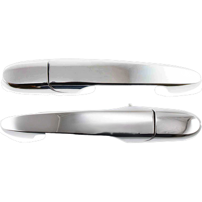 2018 Chevrolet Impala Rear, Driver and Passenger Side Chrome Exterior Door Handle, Without Key Hole