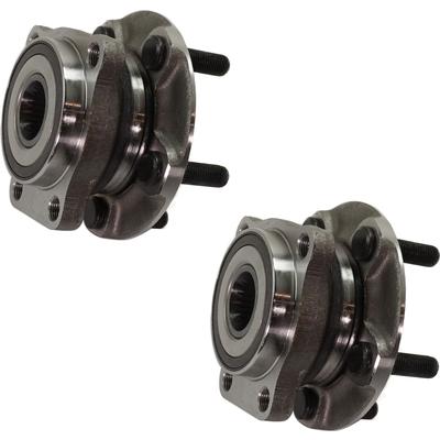 2014 Subaru Outback Front, Driver and Passenger Side Wheel Hubs, With Bearing, With Sensor