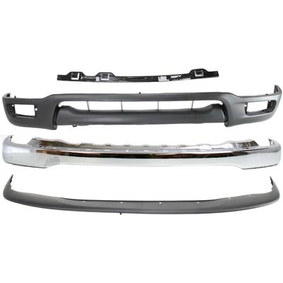 2004 Toyota Tacoma Front Bumper, Four Wheel Drive, Chrome