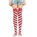 Peyakidsaa Long Striped Socks and White Striped Christmas Holiday Candy Canes Stockings for Women and Girls