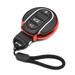 MECHCOS Compatible with Mini Cooper F54 F55 F56 F57 F60 3 4 Buttons Red TPU Key Fob Cover Case Remote Holder Skin Protector Keyless Entry Sleeve Accessories