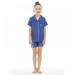 LOVEBAY Kids Pajamas Pajamas Short Sleeve Lounging Sleepwear Button-Down Lounging Summer Sleepwear Pajama Set