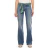 Bequeme Jeans LE TEMPS DES CERISES "FLARE", Damen, Gr. 29, US-Größen, blau, 98% Baumwolle, 2% Elasthan, Jeans, im modischen Boot-Cut