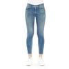 7/8-Hose LE TEMPS DES CERISES "PULPC", Damen, Gr. 30, US-Größen, blau, 92% Baumwolle, Kunstfaser, 2% Elasthan, Hosen, mit dezenter Waschung