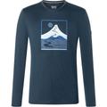 Super.Natural Herren Trace Hill Longsleeve (Größe XXL, blau)