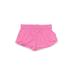 Under Armour Athletic Shorts: Pink Print Activewear - Women's Size Large