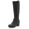 Weitschaftstiefel LASCANA, Damen, Gr. 39, XL-Schaft, schwarz, Obermaterial: 100% Lederimitat. Futter: 100% Textilmaterial. Decksohle: 100% Textilmaterial. Laufsohle: 100% Synthetik, unifarben, elegant, Schuhe Weitschaftstiefel Reißverschlussstiefel,...