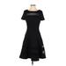 White House Black Market Casual Dress: Black Dresses - Women's Size 2