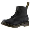 Schnürboots DR. MARTENS "VIRGINIA", Damen, Gr. 36, schwarz, Leder, unifarben, casual, Schuhe, Blockabsatz, Schnürschuh, Stiefelette mit praktischer Schnürung