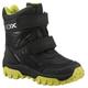 Winterstiefel GEOX "J HIMALAYA BOY B ABX" Gr. 25, bunt (schwarz, limette) Kinder Schuhe Stiefel Boots