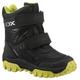 Winterstiefel GEOX "J HIMALAYA BOY B ABX" Gr. 36, bunt (schwarz, limette) Kinder Schuhe Stiefel Boots