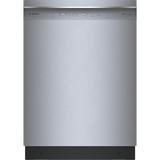 Bosch 300 Series 24" Stainless Steel Front Control Built-In Dishwasher w/ 3Rd Rack in Gray | 33.88 H x 23.56 W x 23.75 D in | Wayfair SHE53C85N