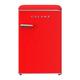 Galanz 3.1 Cubic Feet Freestanding Mini Fridge Stainless Steel in Gray/Red | 35.4 H x 21.7 W x 24.3 D in | Wayfair 950120609M