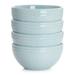 Gibson Hometrends Alemany Stoneware 6.2in 4 Piece Bowl Set in Aqua Ceramic/Earthenware/Stoneware in Blue | Wayfair 950120454M