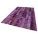 Purple 81" x 121" L Area Rug - Lofy K?rk Yama Patchwork Machine Woven Rectangle 6'9" x 10'0" Indoor/Outdoor Area Rug in 121.0 x 81.0 x 0.4 in | Wayfair