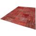 Red 139 x 99 x 1 in Area Rug - Bungalow Rose Kirk Yama Rectangle 8'3" X 11'7" Area Rug Cotton | 139 H x 99 W x 1 D in | Wayfair