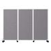 Versare Fabric 3 Panel Freestanding Room Divider | 70 H x 100 W x 18 D in | Wayfair 2812324