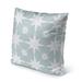 Orren Ellis Tupmann Geometric Indoor/Outdoor Throw Pillow Polyester/Polyfill blend in Blue | 16 H x 16 W x 4 D in | Wayfair