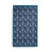 Blue 18 x 30 x 0.25 in Area Rug - Winston Porter Rectangle Kyja Rectangle 18" X 30" Area Rug Chenille, Polyester | 18 H x 30 W x 0.25 D in | Wayfair