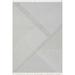 White 87 x 48 x 0.4 in Area Rug - Dakota Fields Rectangle Charlet Indoor/Outdoor Area Rug Polyester | 87 H x 48 W x 0.4 D in | Wayfair