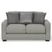 Ebern Designs Mornimont 67" Upholstered Loveseat w/ Comfort Coil Seating & 3 Included Accent Pillows in Gray | 39 H x 67 W x 46 D in | Wayfair