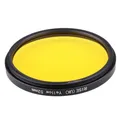 Filtre d'objectif de caméra 52mm couleur jaune pour Nikon D3100 D3200 D5100 SLR