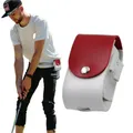 Sac de rangement en cuir pour mini balle de golf sac en poudre portable ceinture de golf poche de