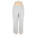 Lands' End Casual Pants - High Rise: White Bottoms - Women's Size 16