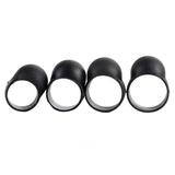4Pcs Drum Finger Pick Drum Finger Drum Accessories for Steel Tongue Drum (Black)