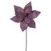 Vickerman 739945 - 21.5" Burgundy Sequin Poinsettia 11" Flower (6 Pack) (RG231165)