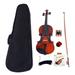 HiMiss Gv100 1/8 Solid Wood Natural Acoustic Violin with Storage Case Bow Rosin Strings Shoulder Rest Kit Gifts for Kids