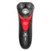 Havells RS7005-3 Head Rotary Shaver with Built in pop-up Trimmer for Wet & Dry Shave; IPX7 Waterproof; Protection from cuts (Black & Red)