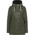 Schmuddelwedda Damen 3-in-1 Regenjacke altiplano, Dunkeloliv, L