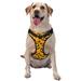 XMXY No Pull Dog Harness Wicked Mouth Adjustable Reflective Pet Harness with Oxford Vest X-Large Size