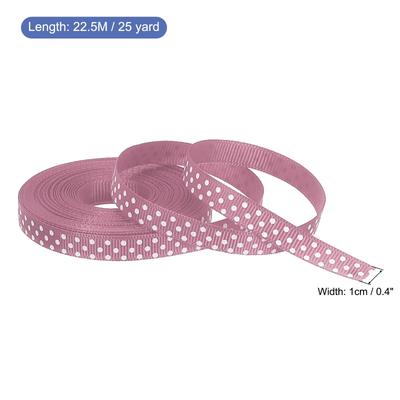 Grosgrain Ribbons with White Dots Ribbon Bow Decoration