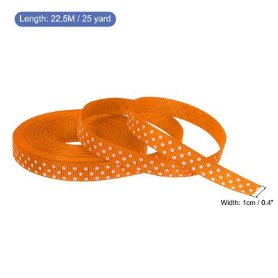 Grosgrain Ribbons with White Dots Ribbon Bow Decoration