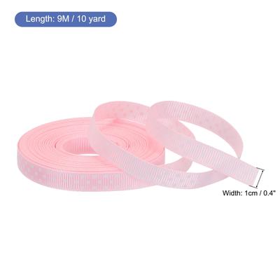 Grosgrain Ribbons with White Dots Ribbon Bow Decoration